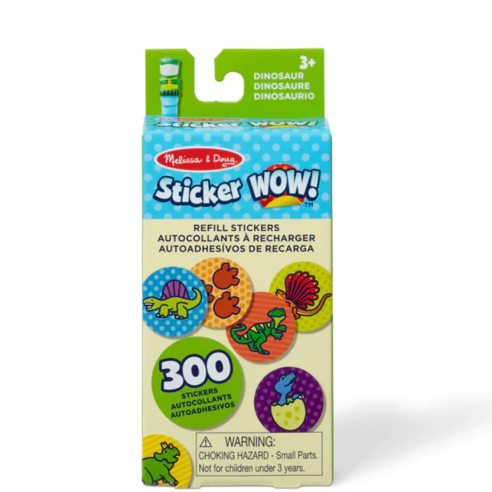 Melissa & Doug® Sticker WOW!® Refill Stickers – Dinosaur (Stickers Only, 300+)