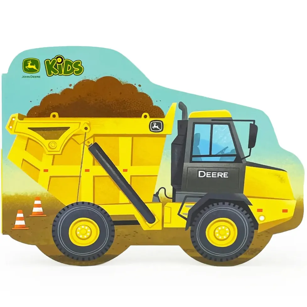 Shaped Board Book - John Deere Kids: How Dump Trucks Work