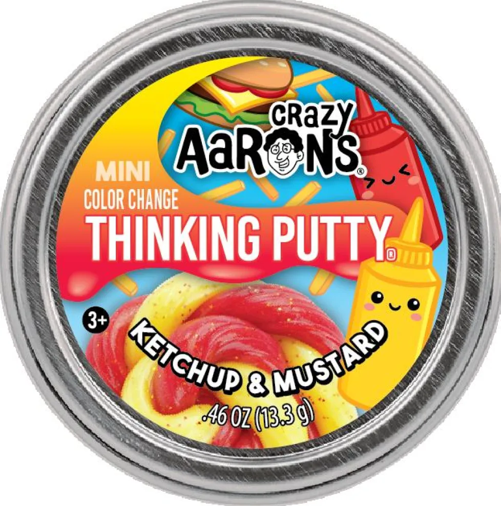 Crazy Aaron's® Thinking Putty® Mini - Ketchup & Mustard