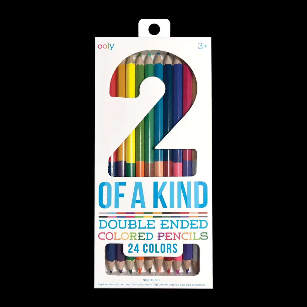 Ooly 2 of a Kind Double Ended Colored Pencils