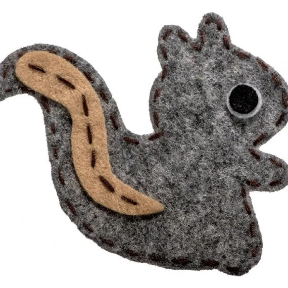 No Slippy Hair Clippy Nellie Silver Squirrel