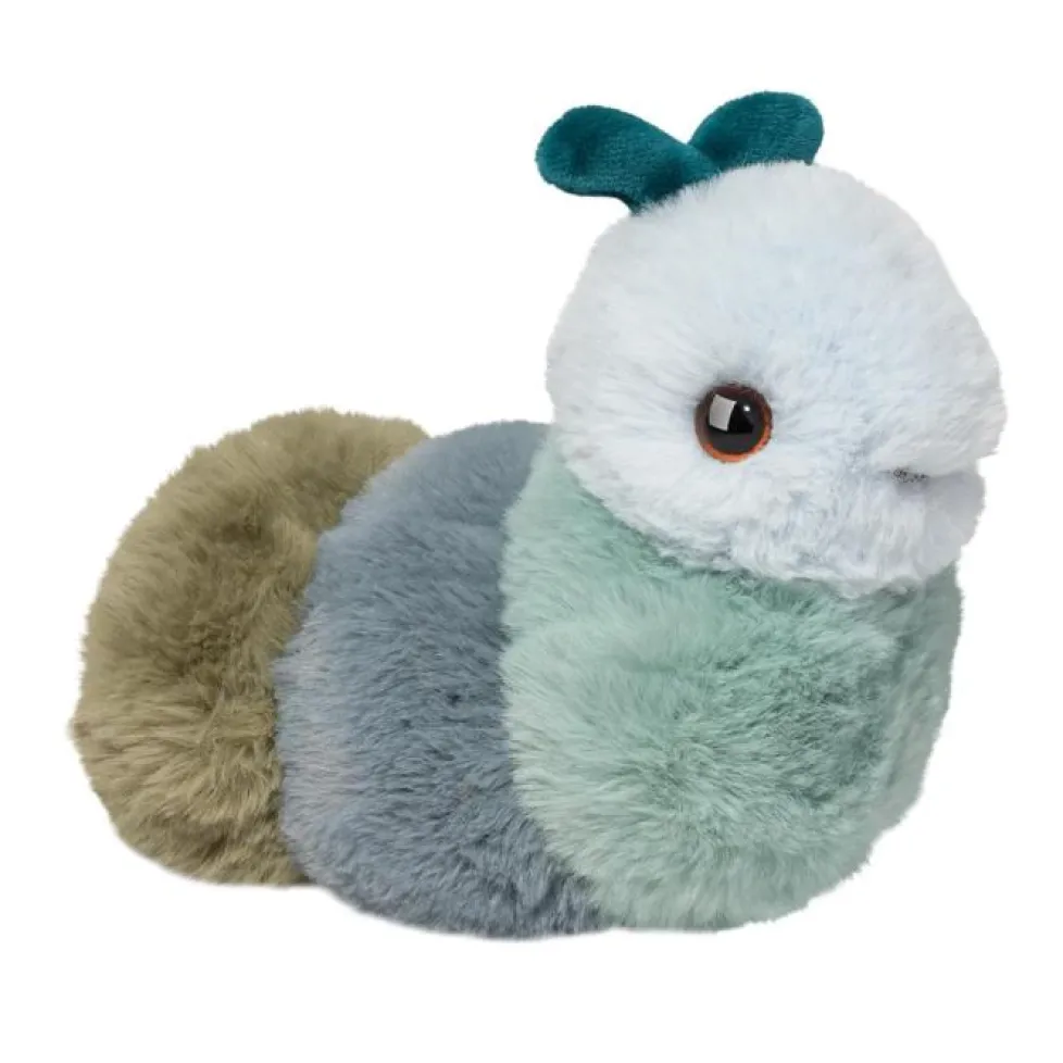 Douglas Cuddle Bugs Silas Blue Caterpillar 7"
