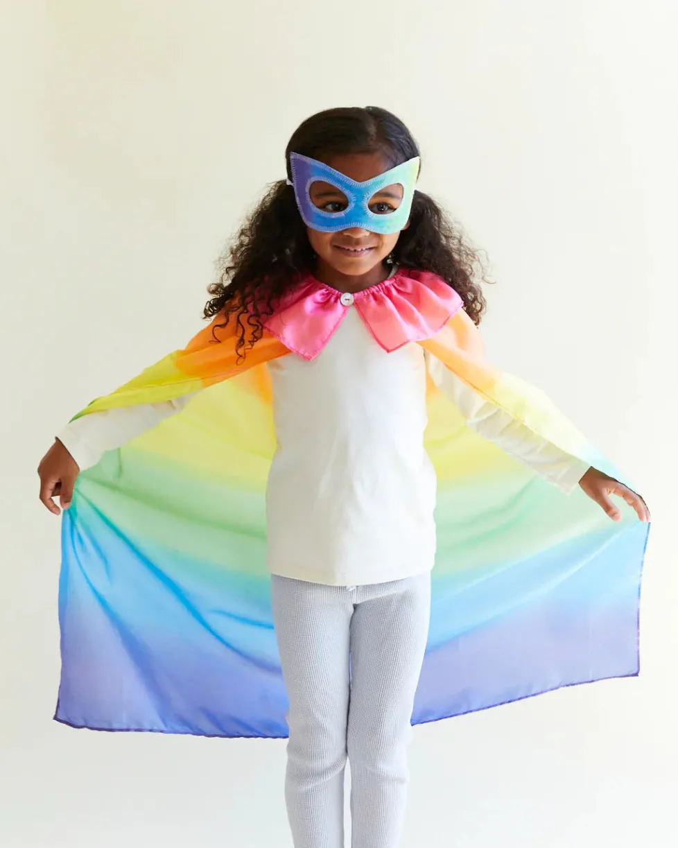 Sarah's Silks: Silk Mask - Rainbow