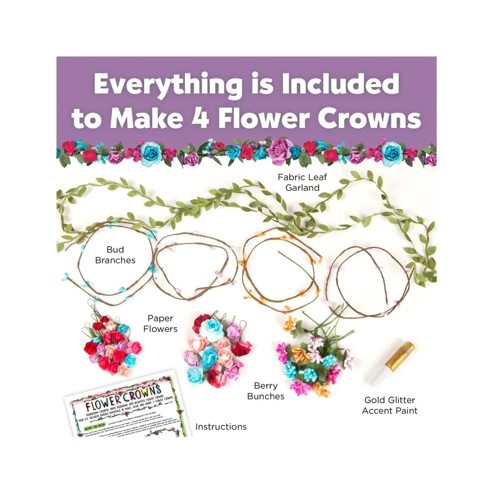Creativity for Kids Flower Crowns