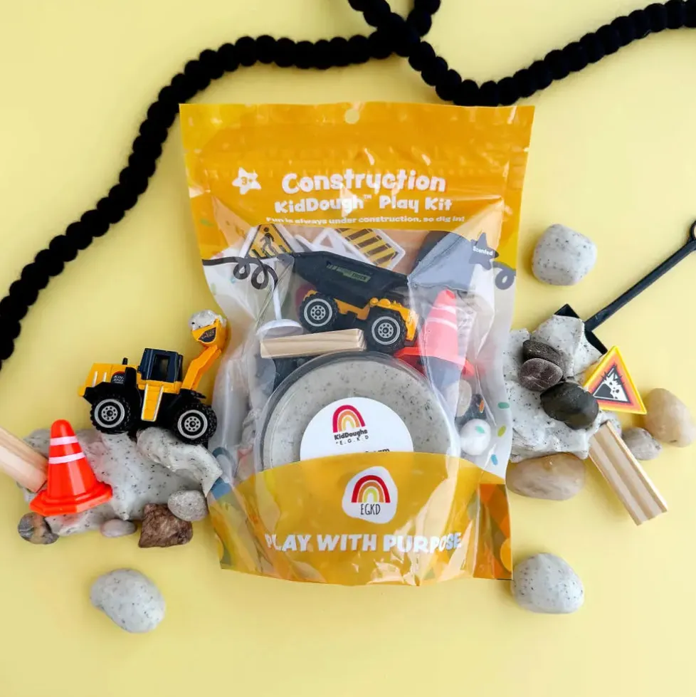 Earth Grown KidDough: Bagged Sensory Kit - Construction