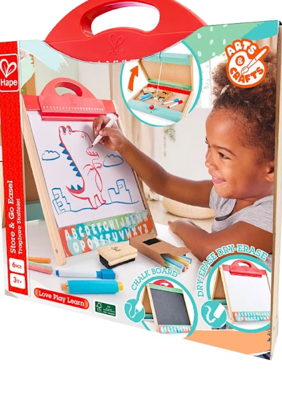 Hape Store & Go Easel