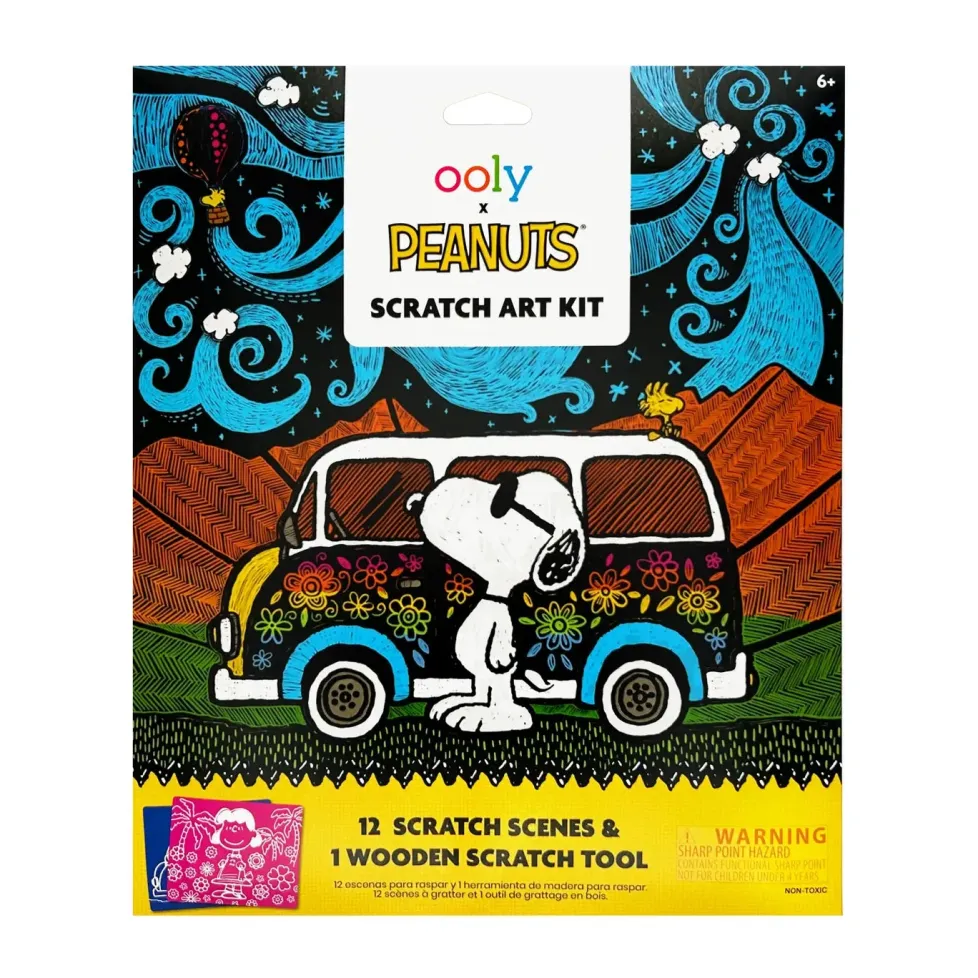 Ooly® x Peanuts®: Scratch Art Kit