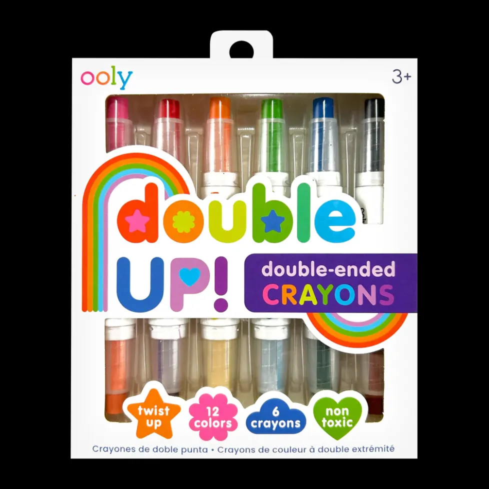 Ooly Double Up! Double-Ended Crayons - Set of 6