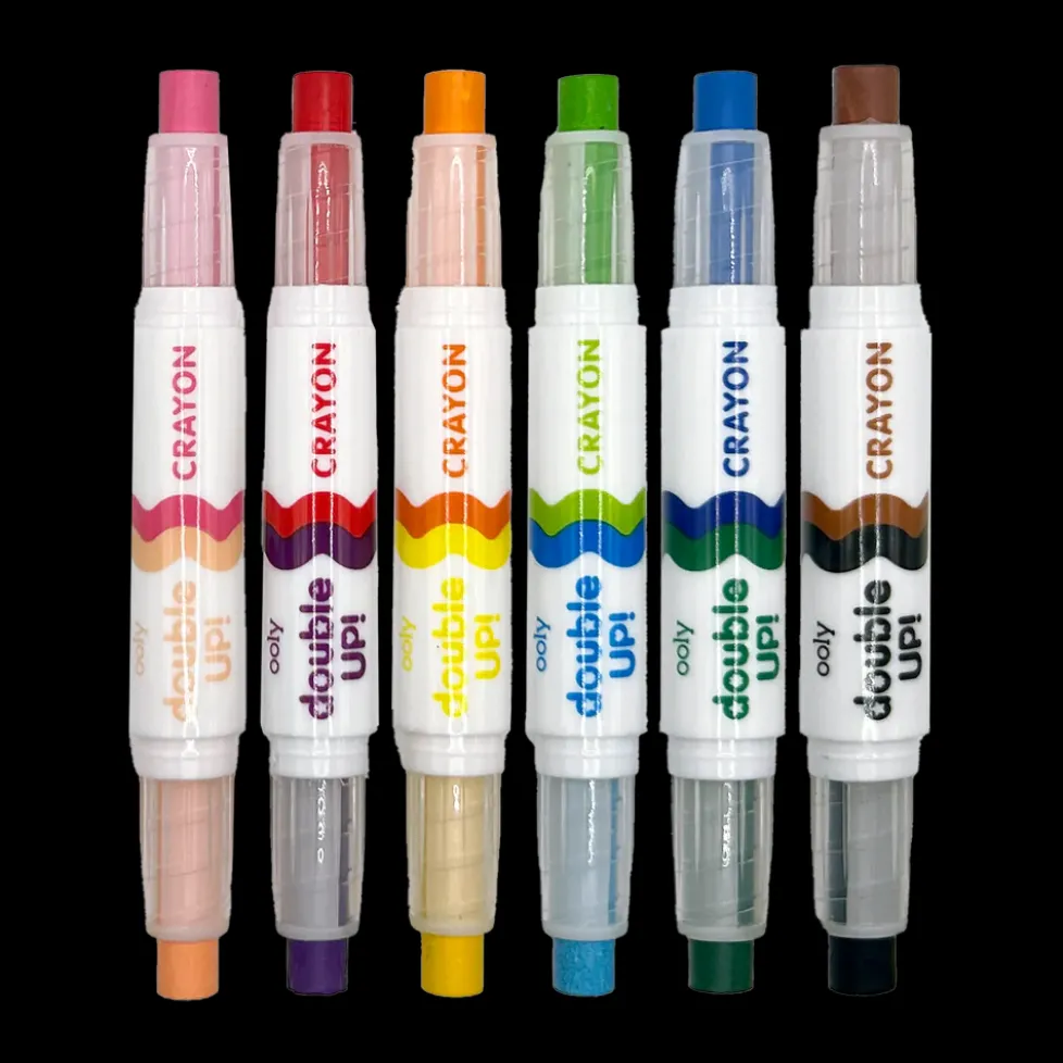 Ooly Double Up! Double-Ended Crayons - Set of 6