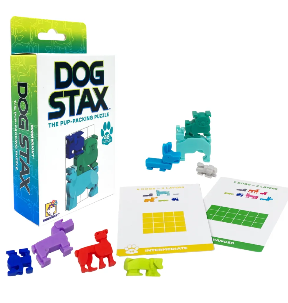 Brainwright Dog Stax: The Pup-Packing Puzzle