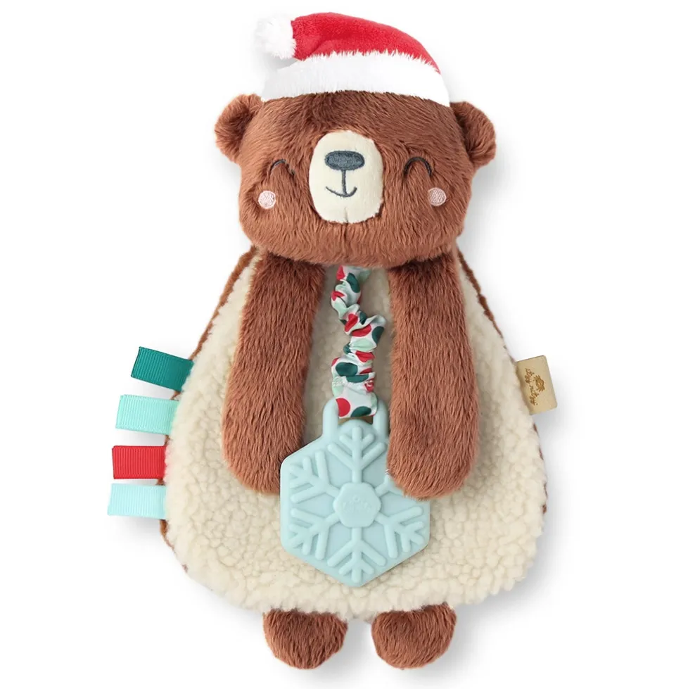 Itzy Ritzy Itzy Lovey™ Holiday Bear Plush + Teether Toy