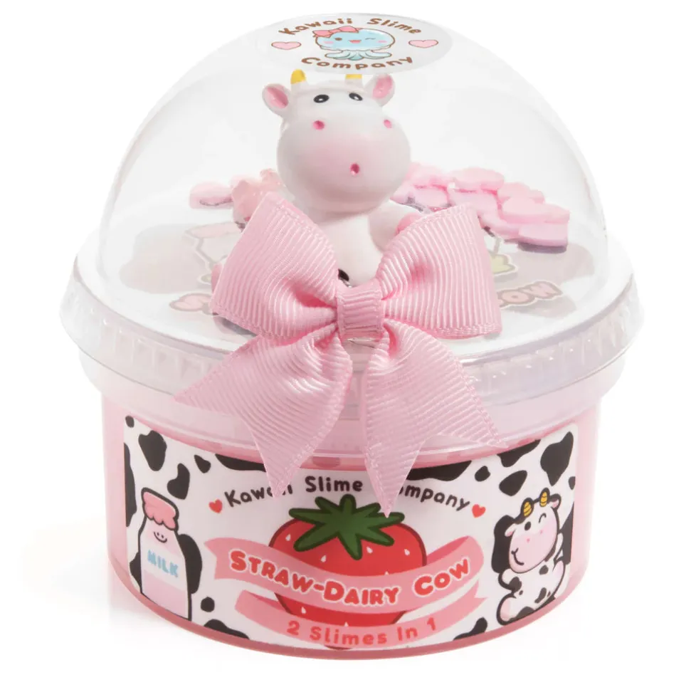 Kawaii Slime: Straw-Dairy Cow 2 Slimes in 1