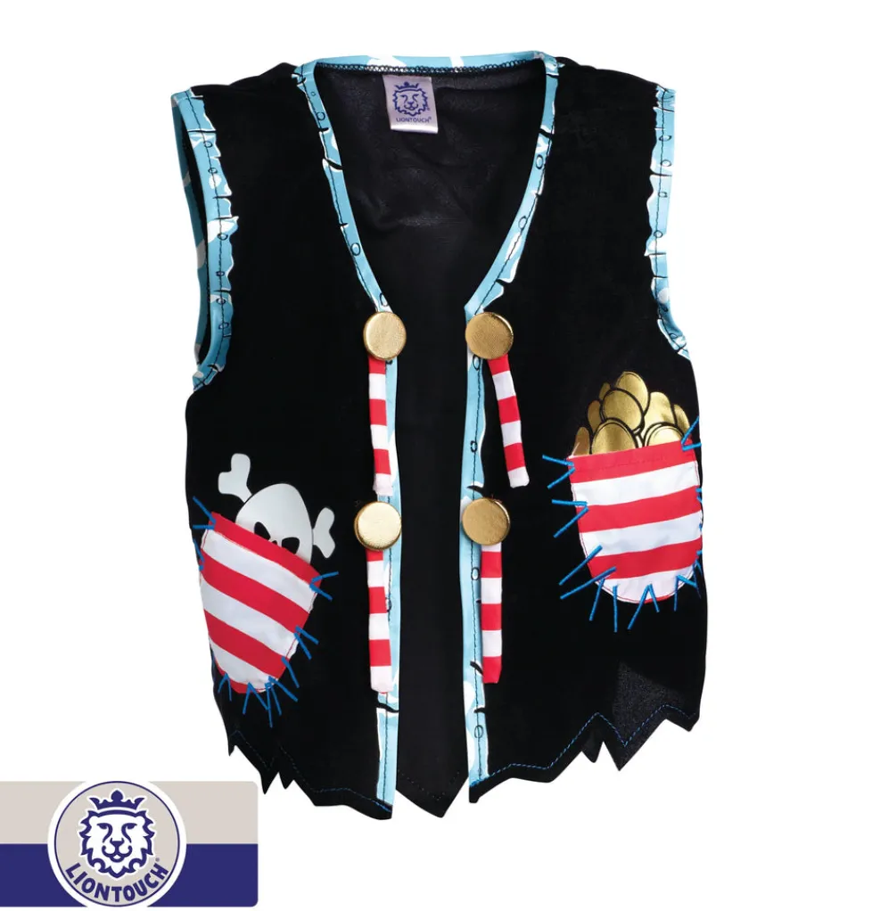 Liontouch Red Stripe Pirate Vest