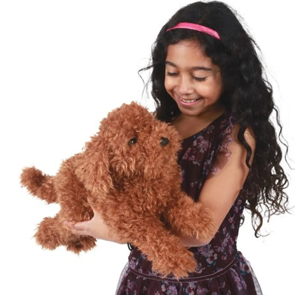 Folkmanis® Hand Puppet: Toy Poodle Puppy