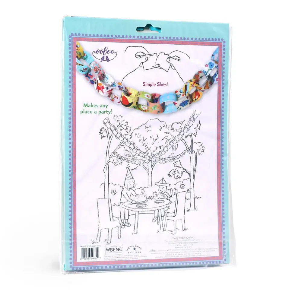 eeBoo Spring Daisy Paper Chains