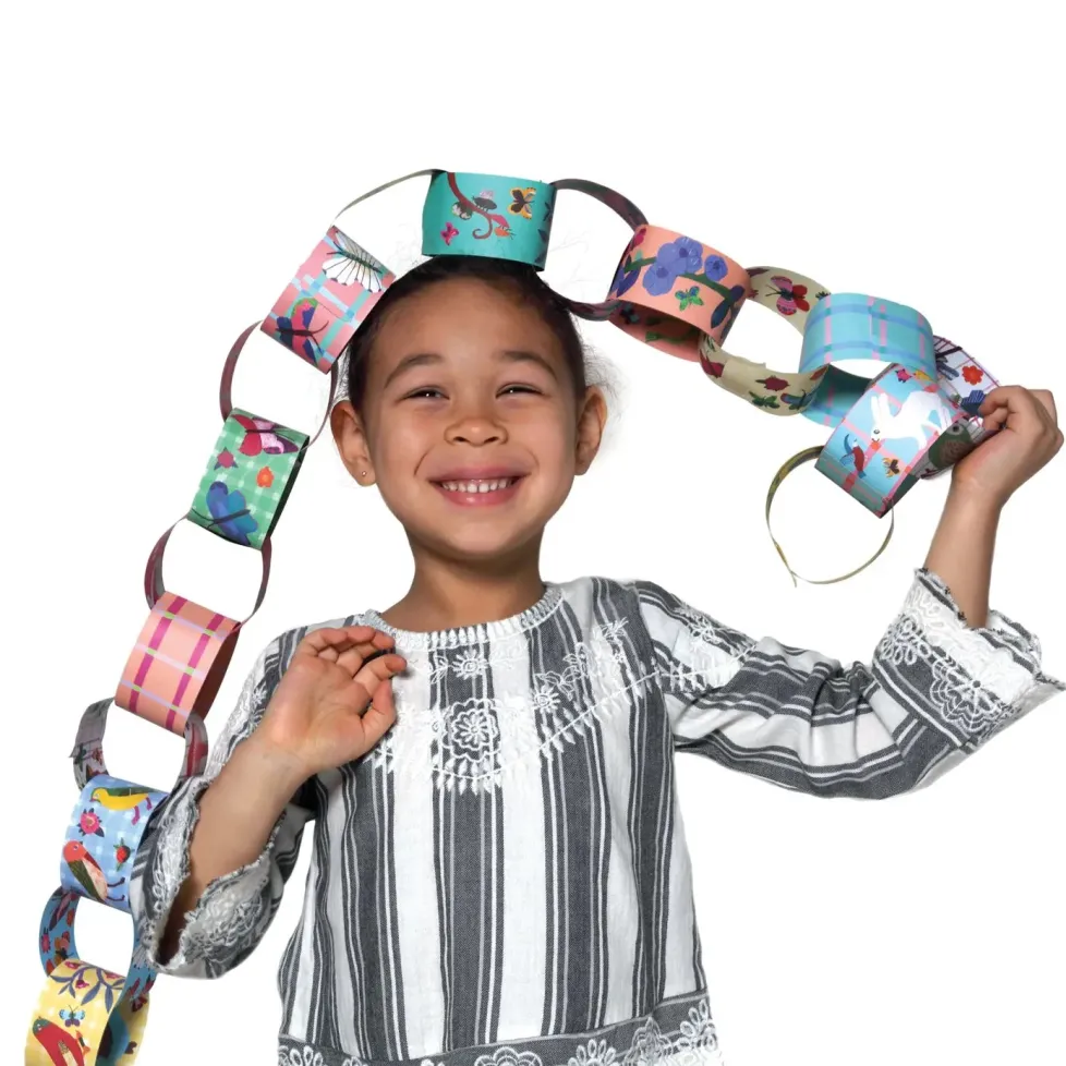 eeBoo Spring Daisy Paper Chains