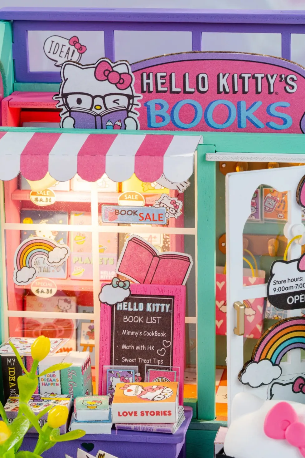 Hands Craft Hello Kitty® DIY Miniature Bookstore Kit