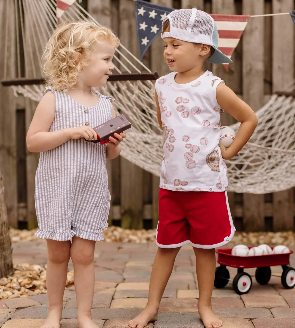 Burt's Bees Organic Seersucker Romper