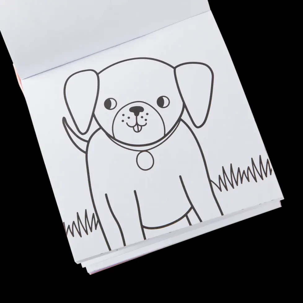 Ooly Carry-Along Coloring Book - Pet Pals