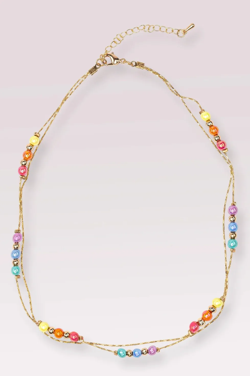 Great Pretenders Boutique Necklace: Golden Rainbow