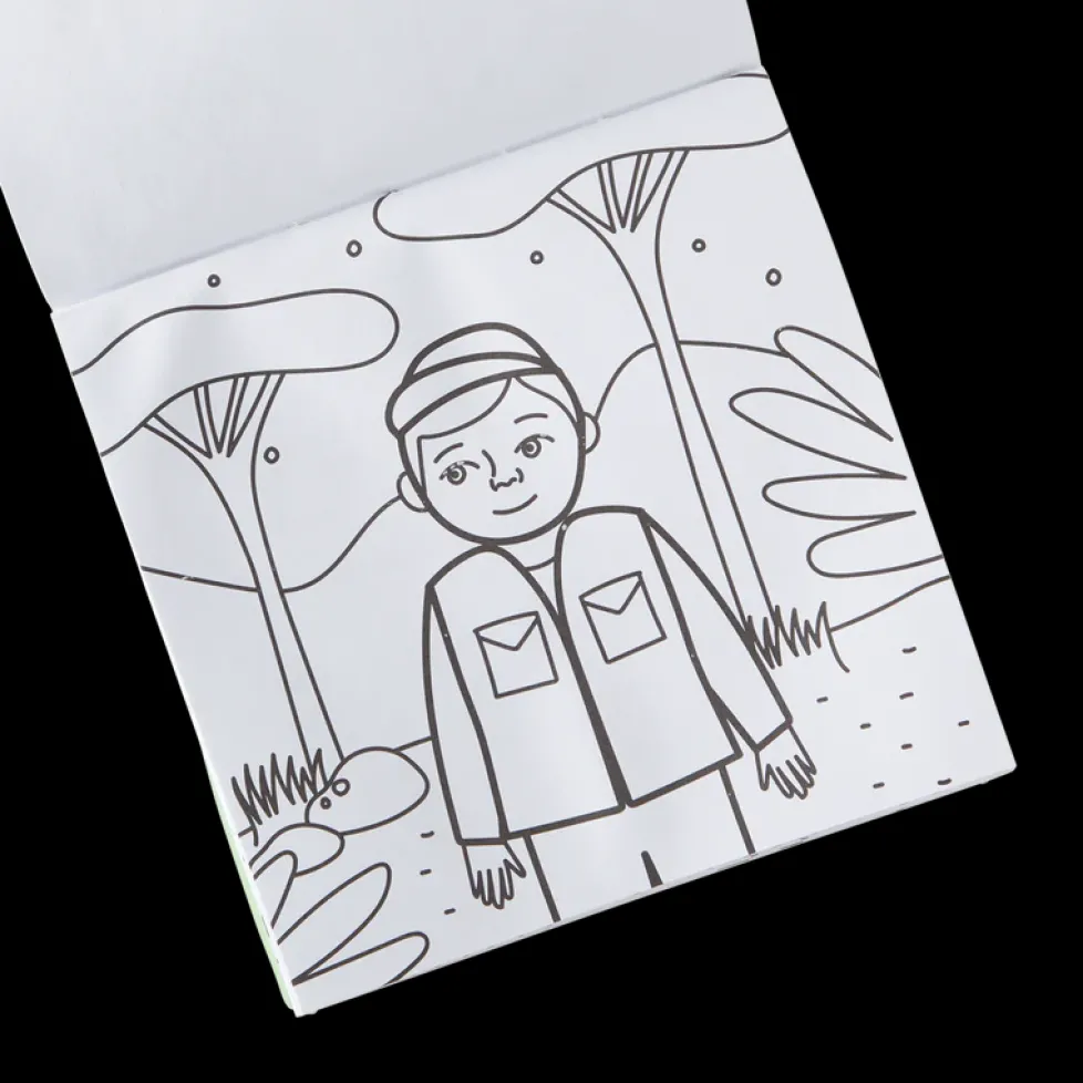 Ooly Carry-Along Coloring Book - On Safari