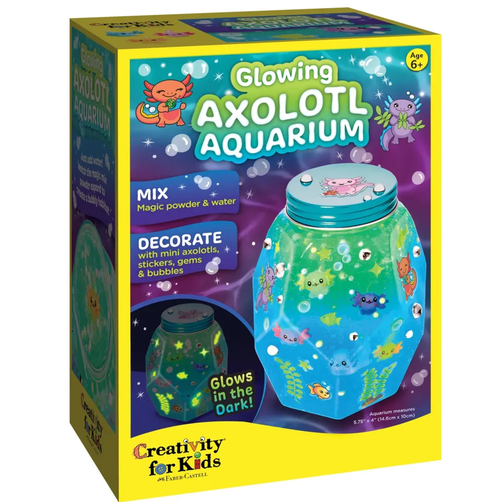Creativity for Kids Glowing Axolotl Aquarium