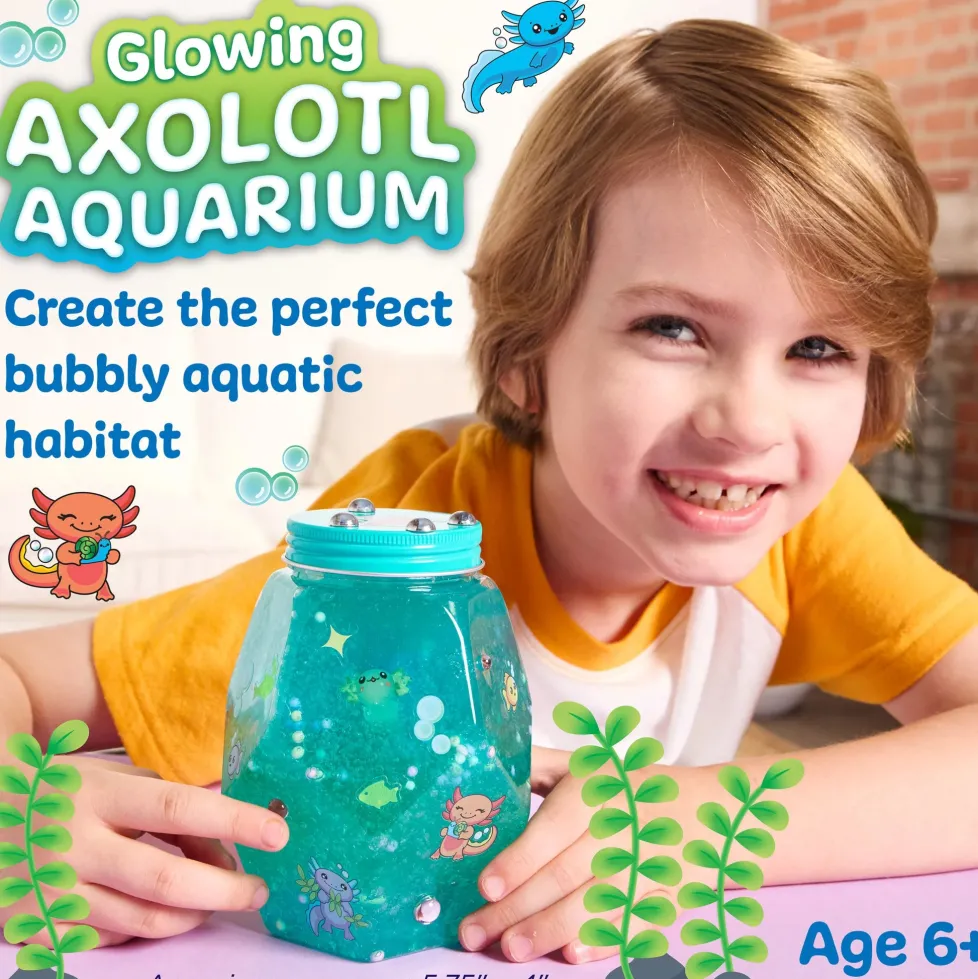 Creativity for Kids Glowing Axolotl Aquarium
