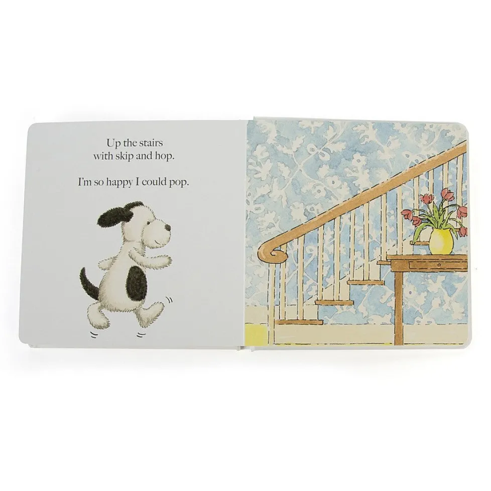 Jellycat Book Puppy Makes Mischief