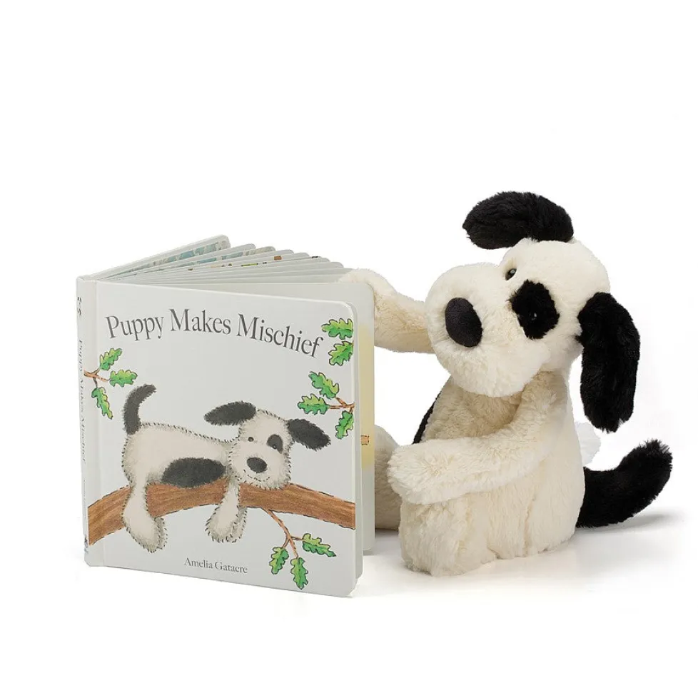 Jellycat Book Puppy Makes Mischief
