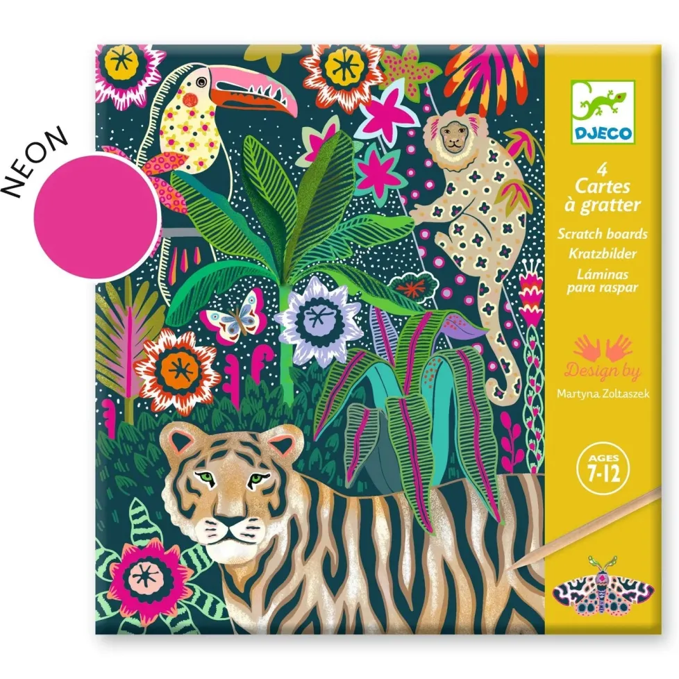 Djeco Scratch Cards Activity: Rococo