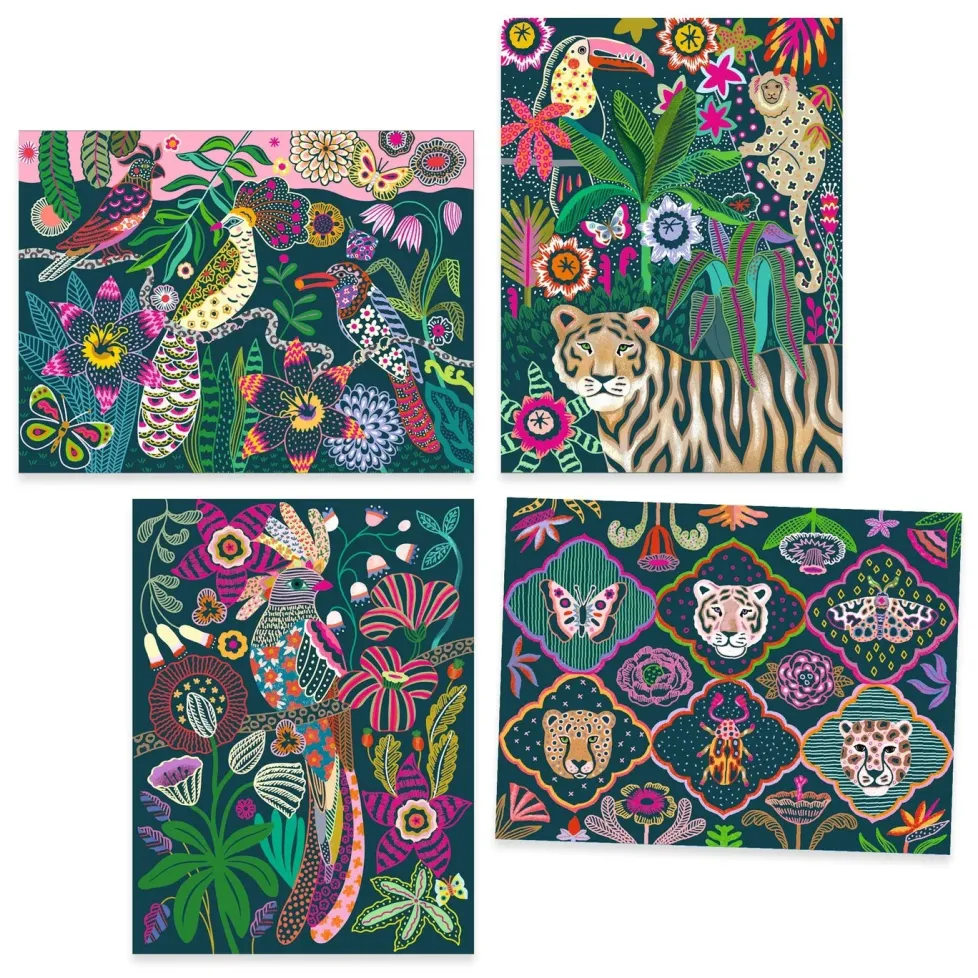 Djeco Scratch Cards Activity: Rococo