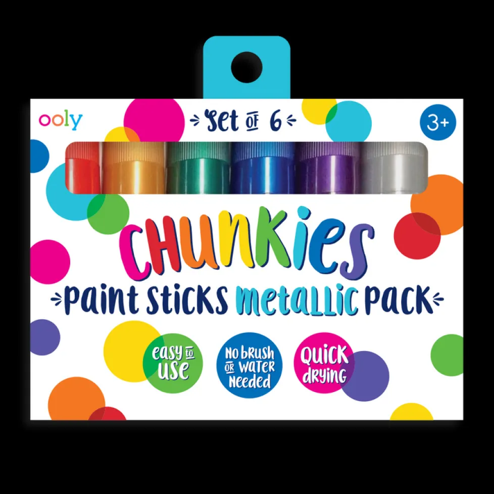 Ooly Chunkies Paint Sticks - Metallic