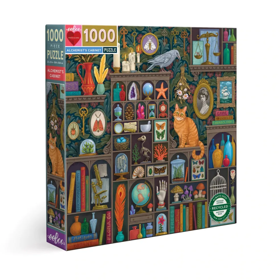 eeBoo 1000 Piece Puzzle Alchemist's Cabinet