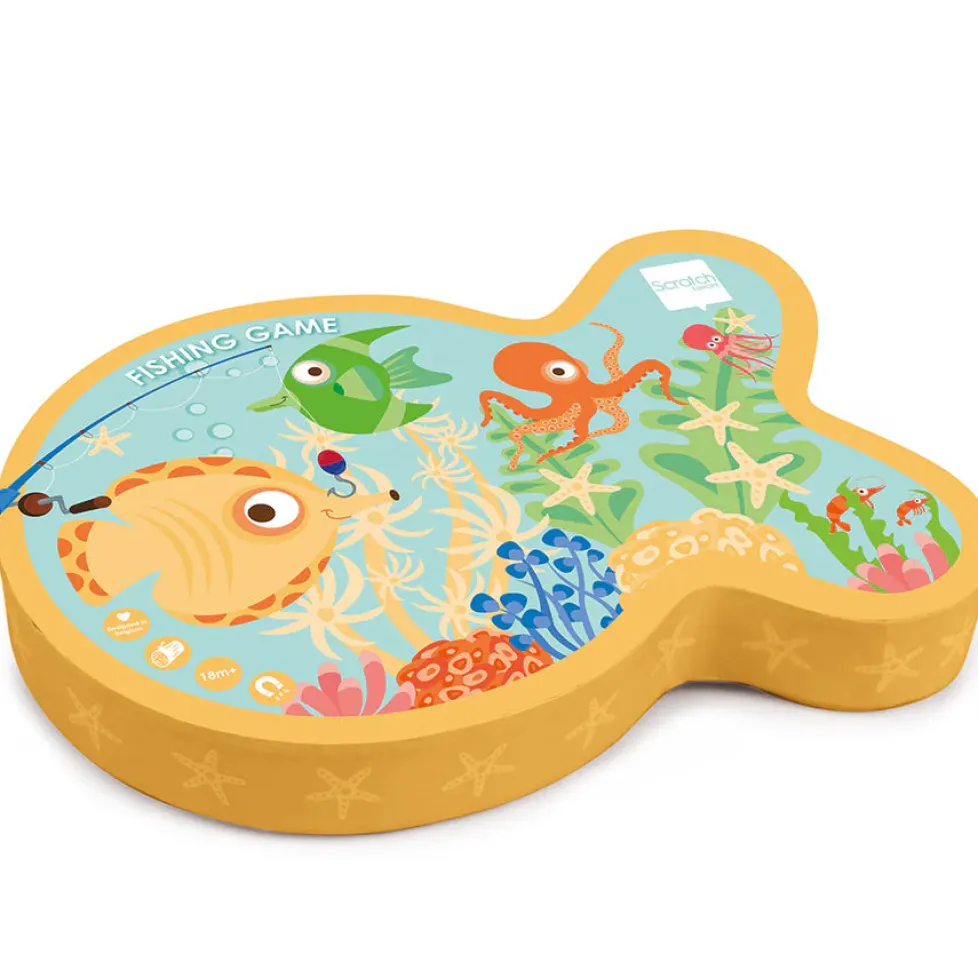 Retro Magnetic Fishing Game