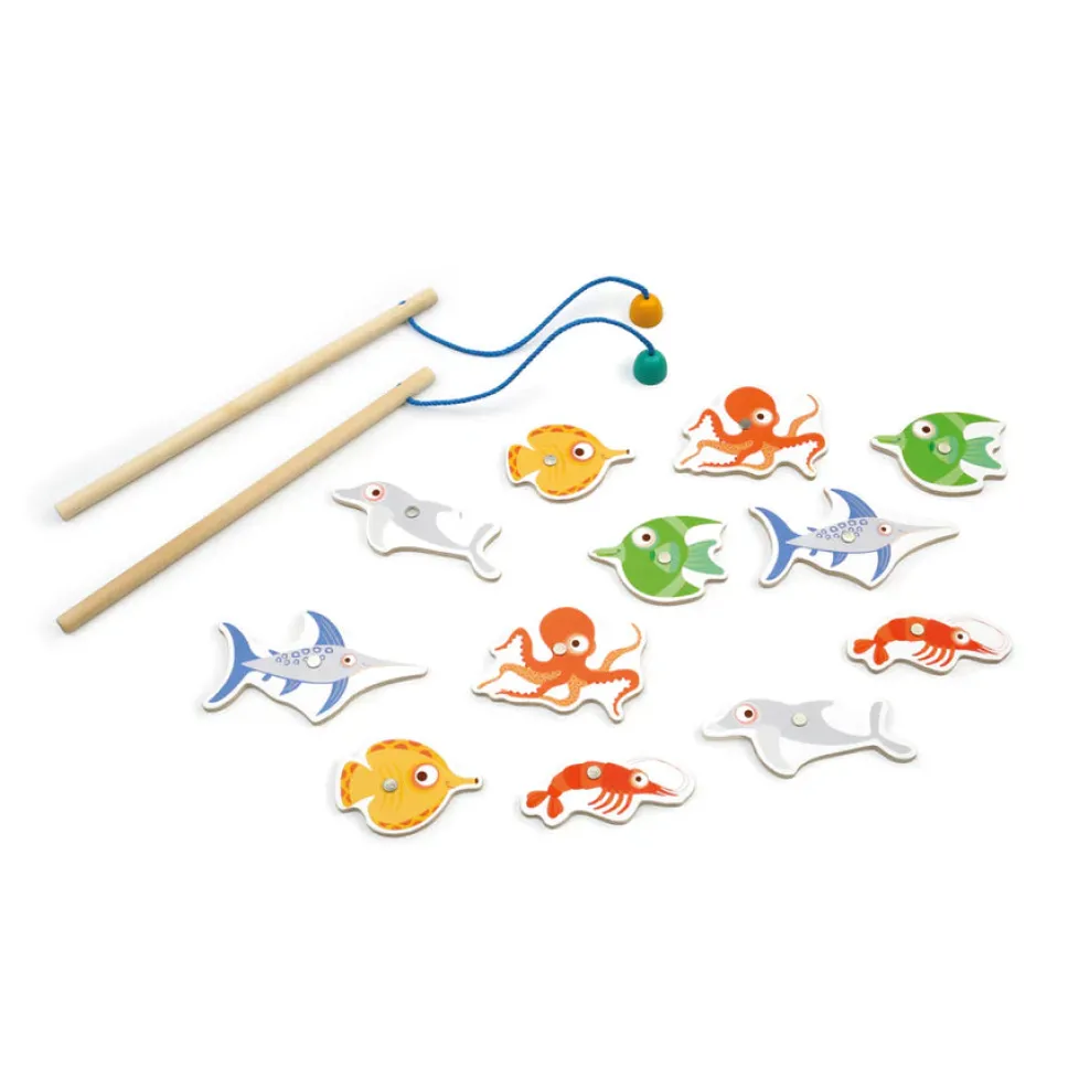Retro Magnetic Fishing Game
