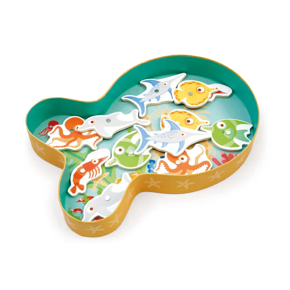 Retro Magnetic Fishing Game