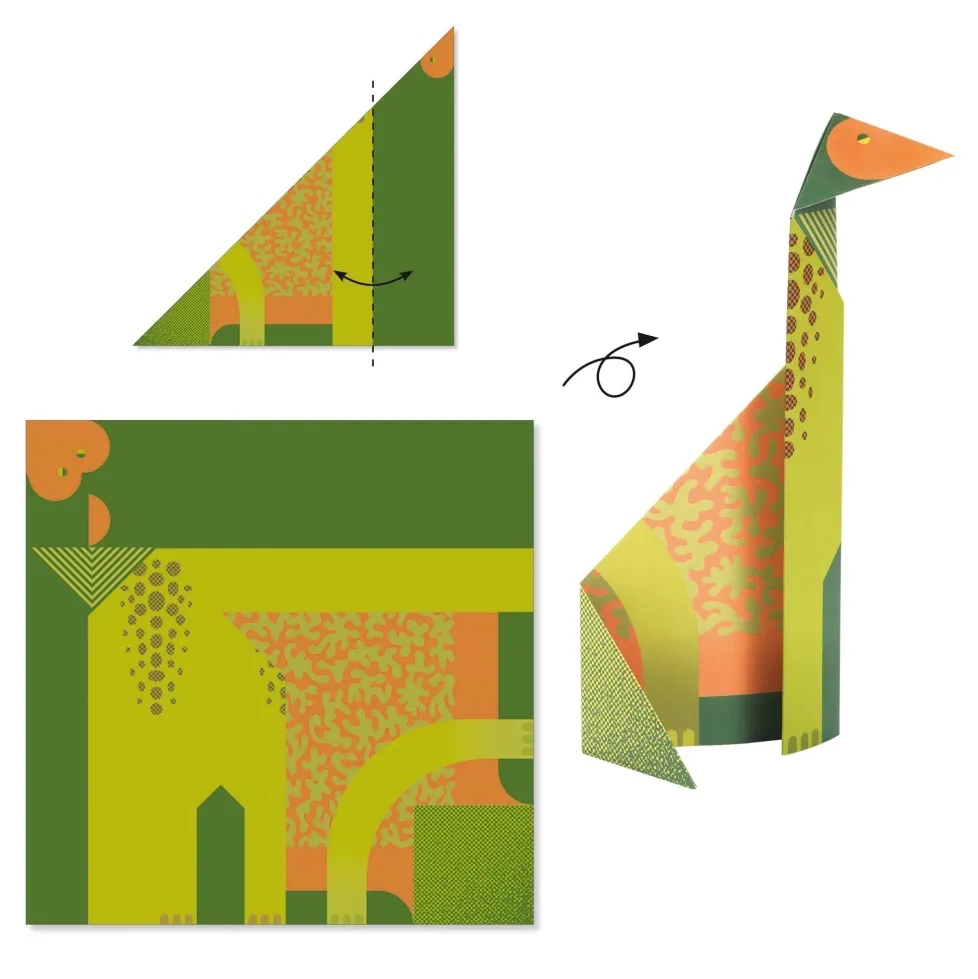 Djeco Origami Dinosaurs
