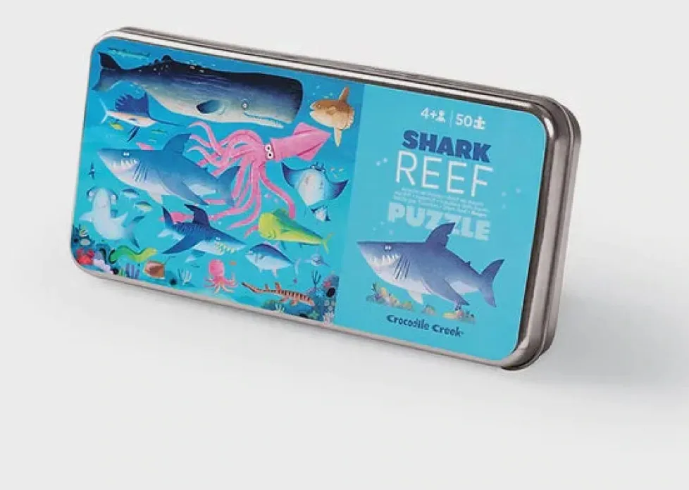 Crocodile Creek 50 piece Tin Puzzle Assortment