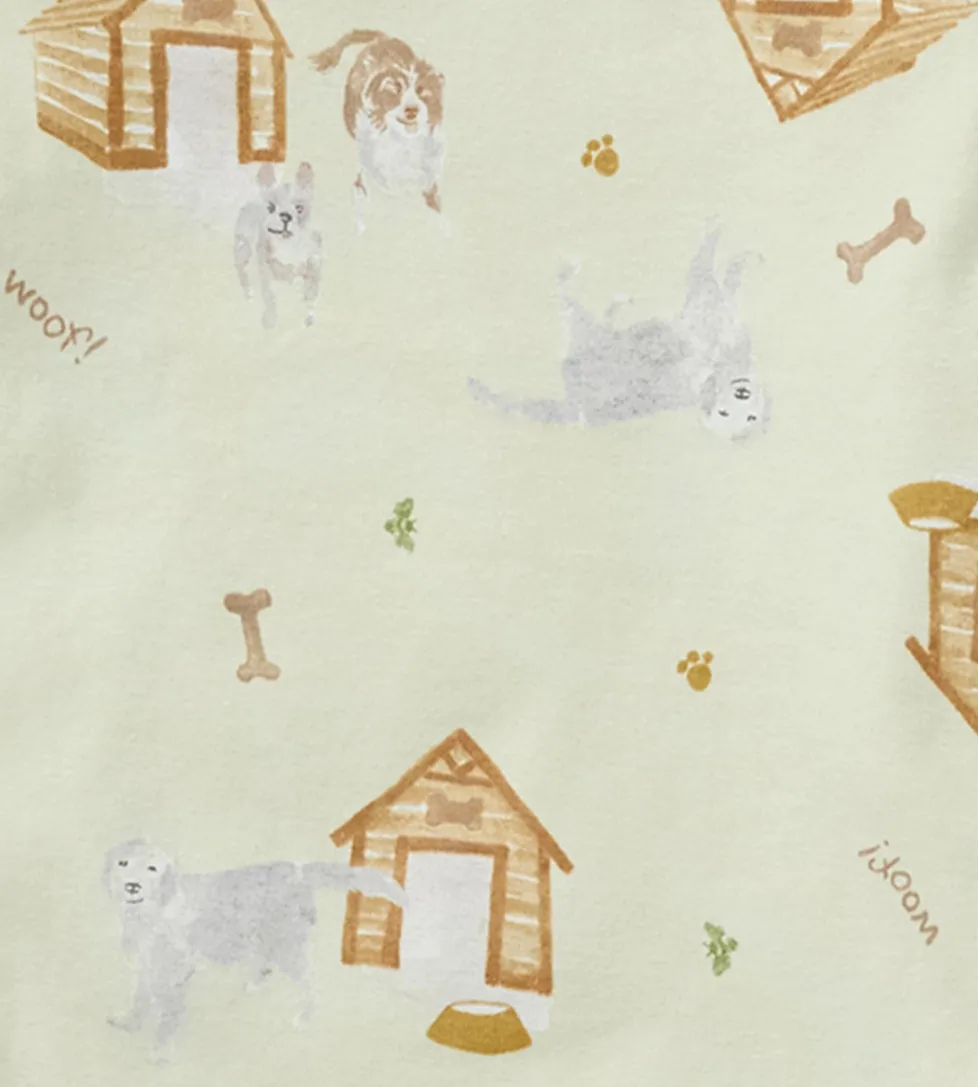Burt's Bees Organic Baby One-Piece Sleeper Dog House