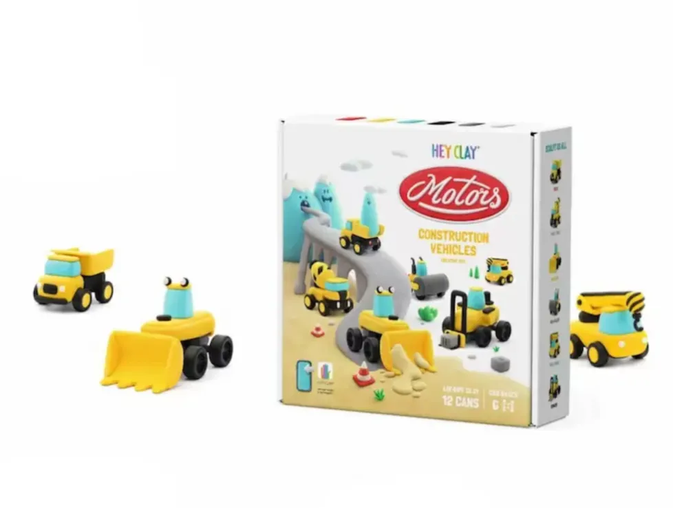 Fat Brain Toys® Hey Clay - Construction Vehicles