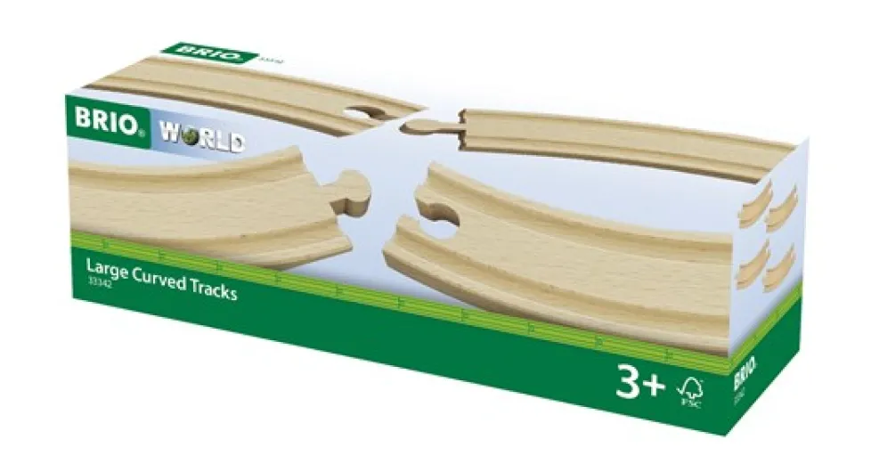 Brio Large Curved Tracks 33342