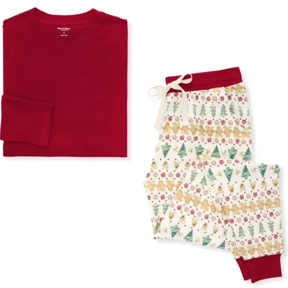 Burt's Bees Organic Family Pajamas Gingerbread Fair Isle