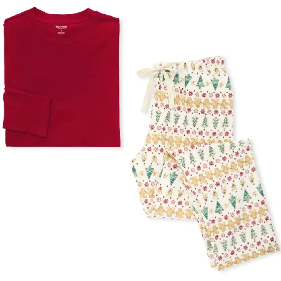 Burt's Bees Organic Family Pajamas Gingerbread Fair Isle