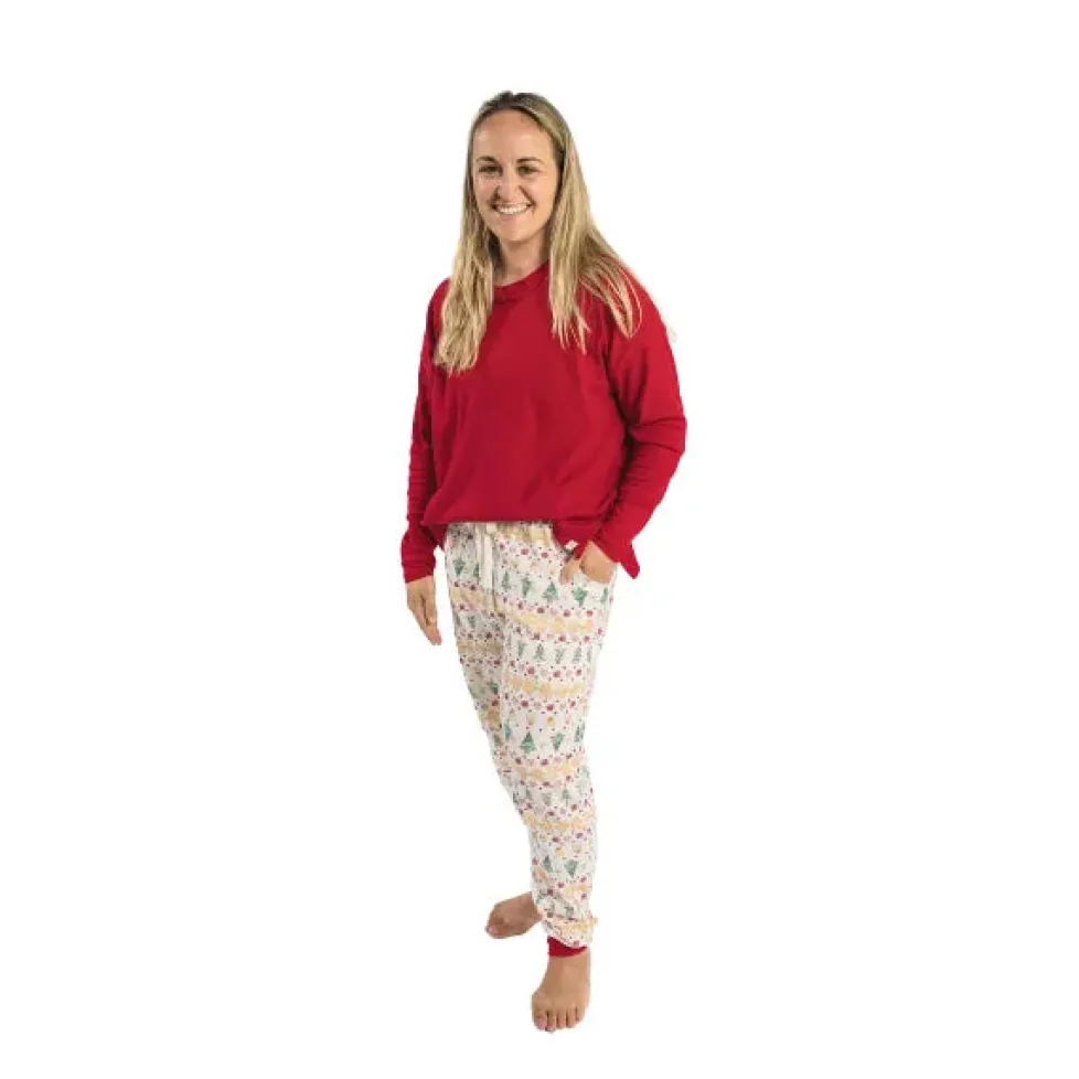 Burt's Bees Organic Family Pajamas Gingerbread Fair Isle