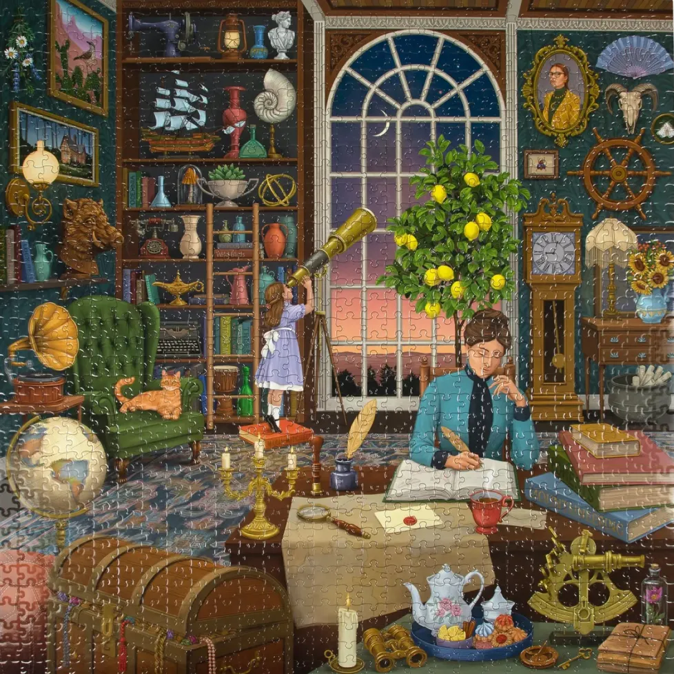 eeBoo 1000 Piece Puzzle Alchemist's Library