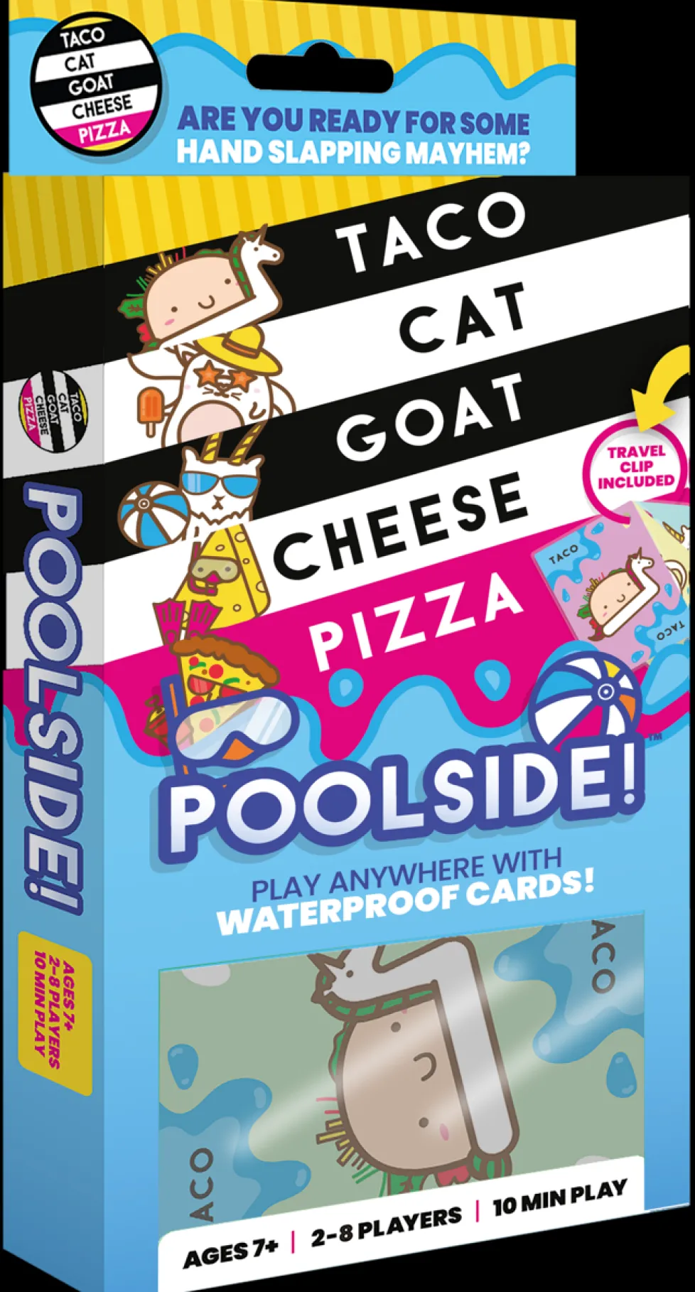 Taco Cat Goat Cheese Pizza Poolside!