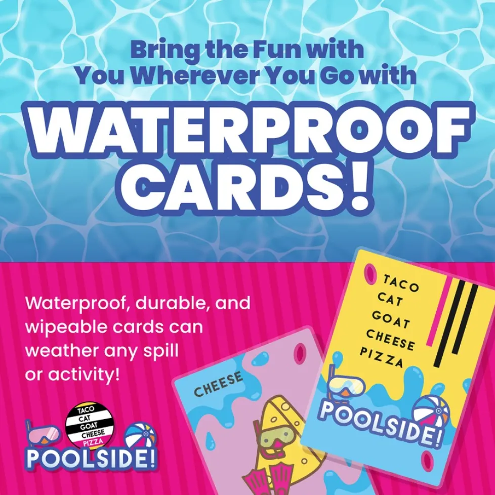 Taco Cat Goat Cheese Pizza Poolside!