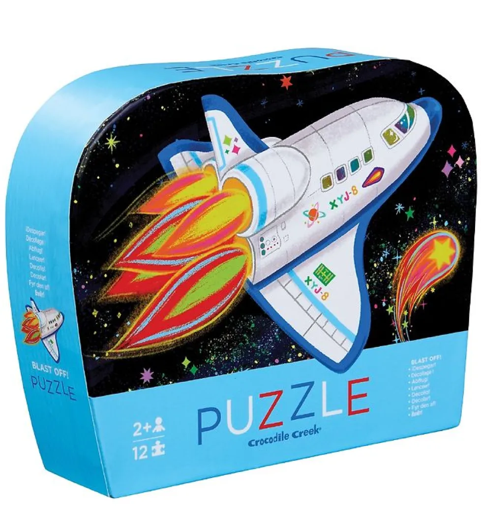 Crocodile Creek 12 Piece Mini Puzzle Blast Off