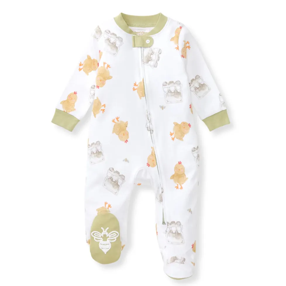 Burt's Bees Organic Baby One-Piece Sleep & Play Farm Fresh