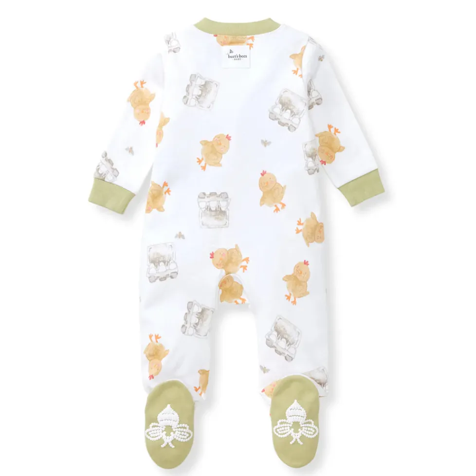 Burt's Bees Organic Baby One-Piece Sleep & Play Farm Fresh